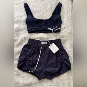 MY MUM MADE IT - high elastic waist dolphin shorts